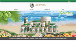 Desktop Screenshot of export-lanka.com
